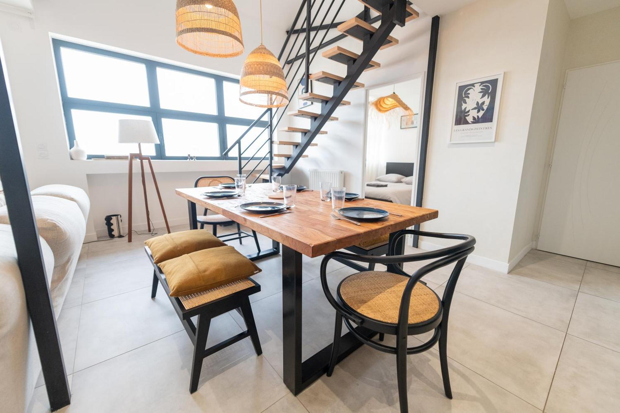 Kasa Madura - Duplex Au Calme Tout Equipe Saint-Etienne  Bagian luar foto
